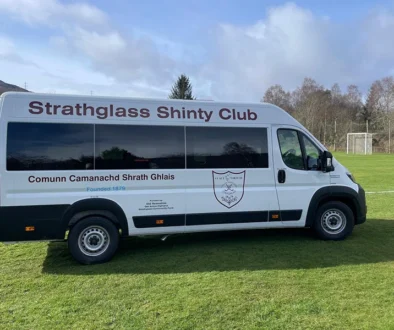 Brand-new Minibus for Strathglass Shinty Club